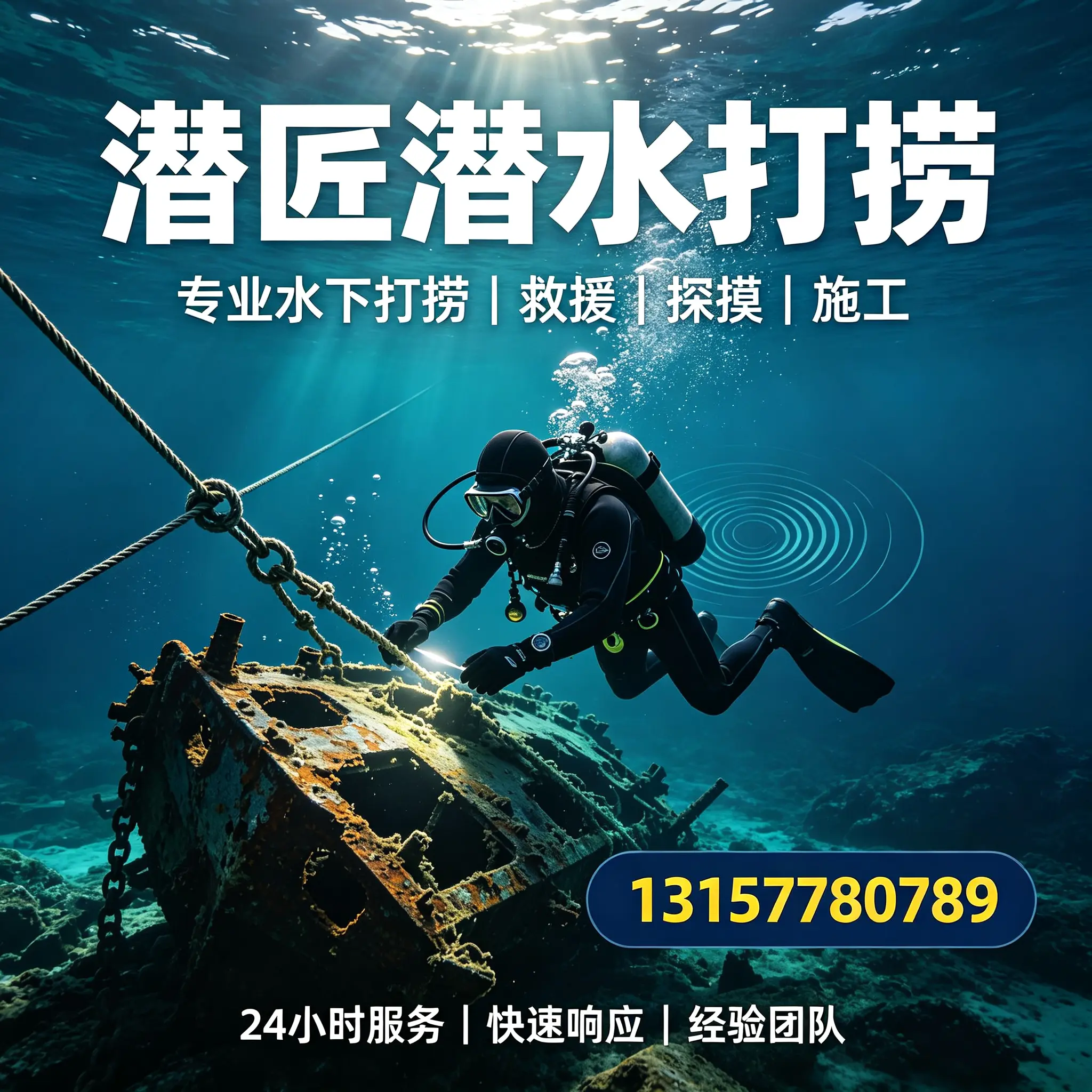 镇沅水下打捞作业服务产品